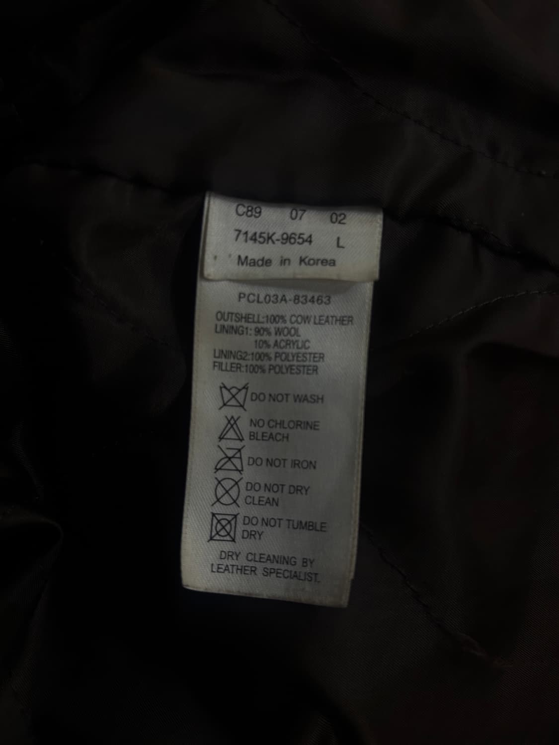 리바이스 레드탭 레더 집업 자켓 상품이미지6