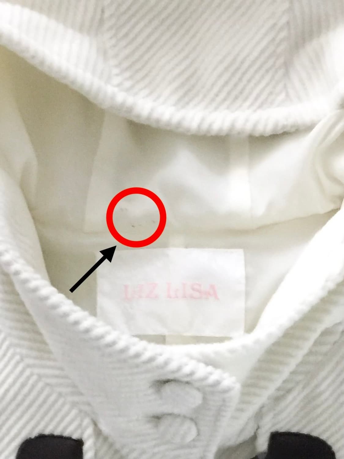 리즈리사 고전 라떼갸루 리본 더플코트 상품이미지6