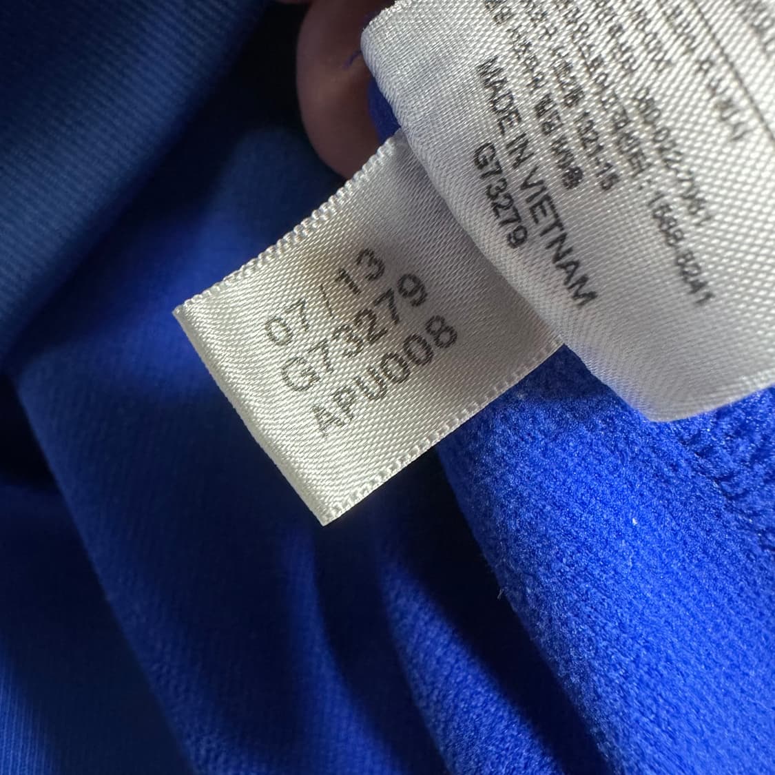 ✨ (바배) 아디다스 13-14 첼시 블루 화이트 파흰 축구 트랙탑 져지 상품이미지5