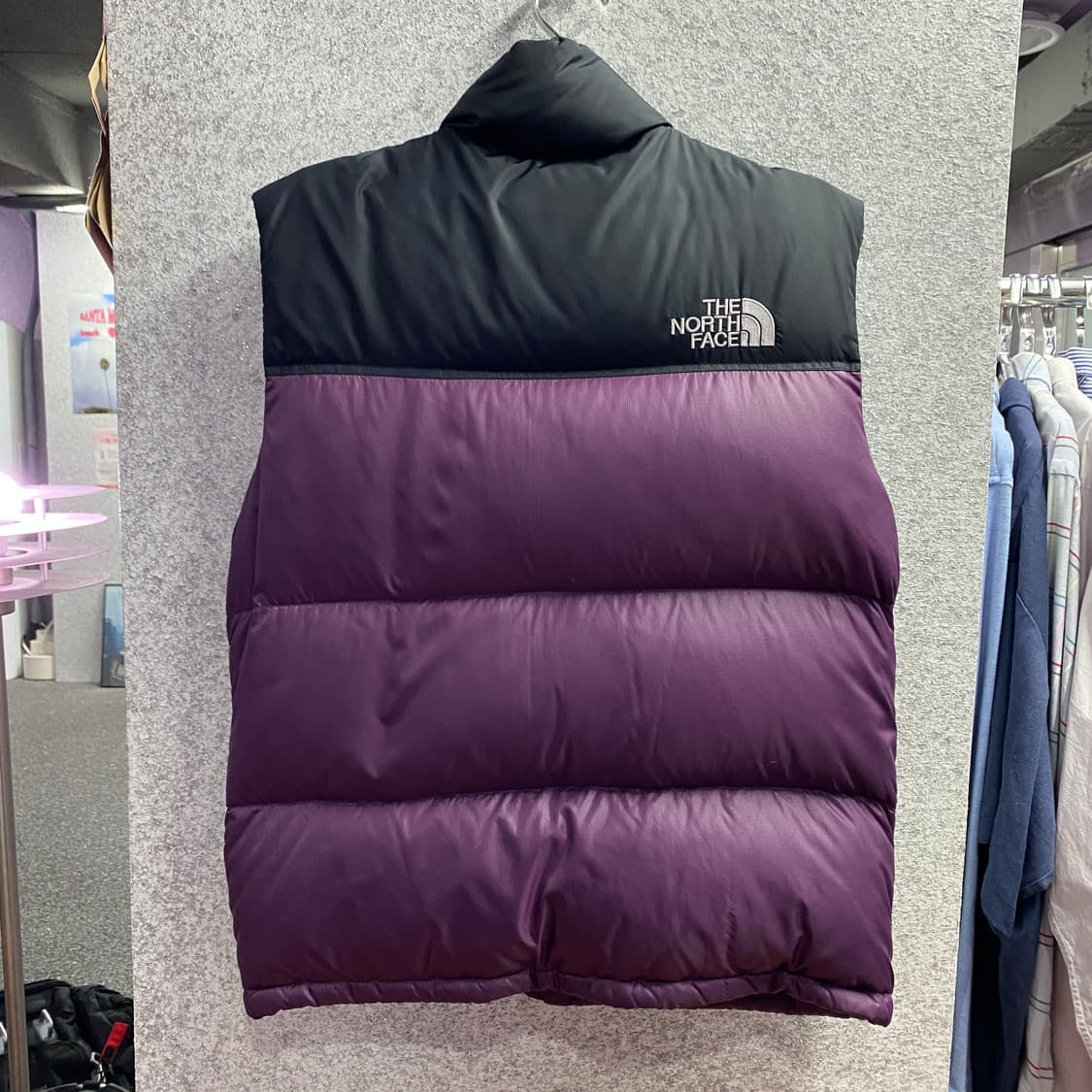 노스페이스 700 구스다운 퍼플 패딩 베스트 B3327 상품이미지7