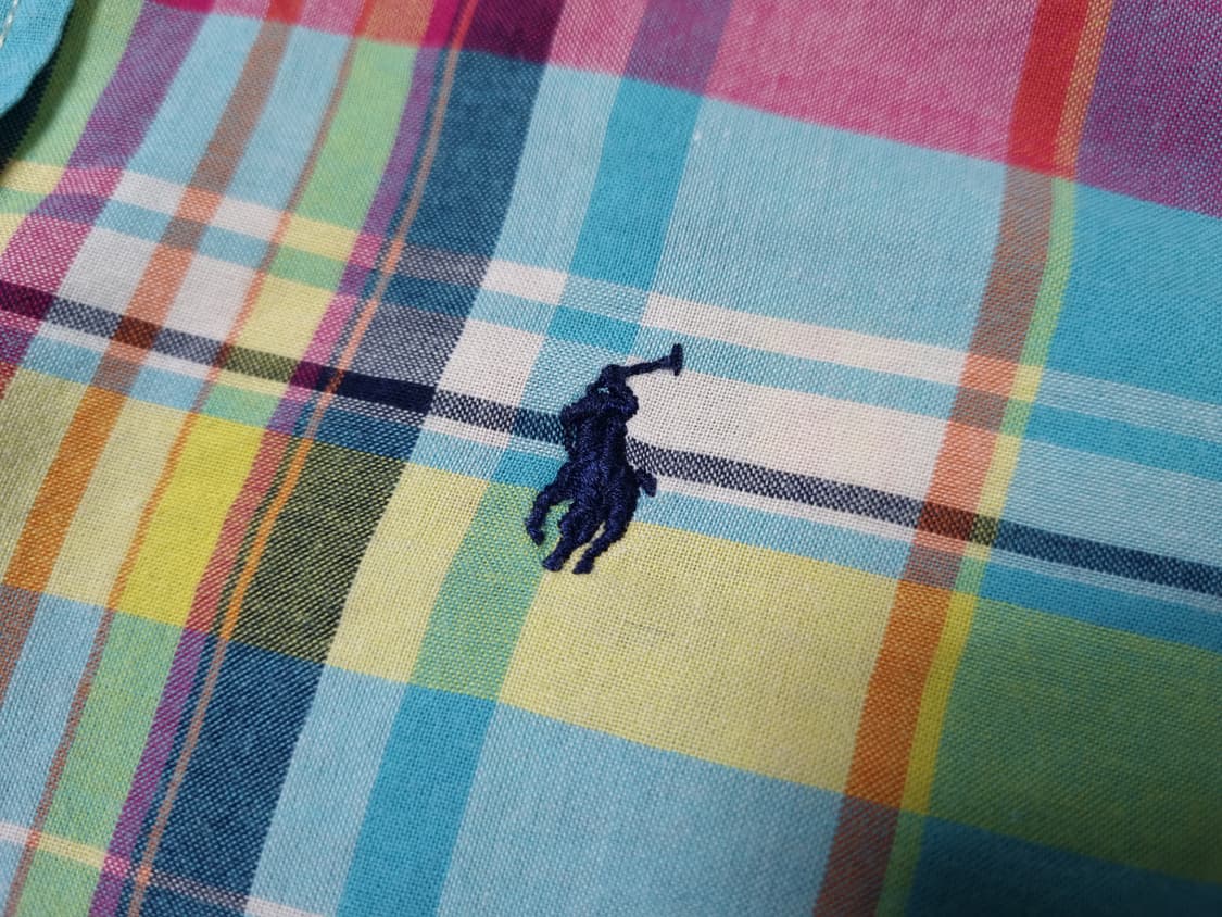 [무료배송][110]폴로 키즈 체크 반팔 셔츠 남방 상품이미지4