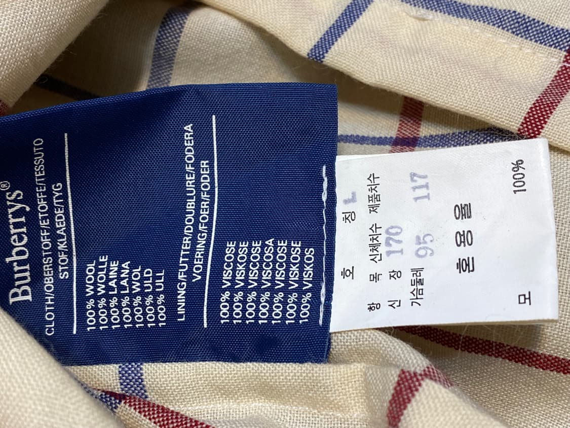 버버리 체크 셔츠 자켓 상품이미지6