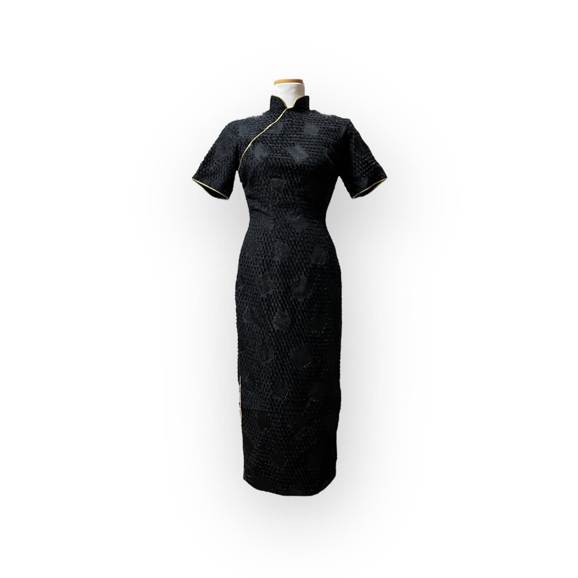 [Vintage] Black Gold Qipao 상품이미지1