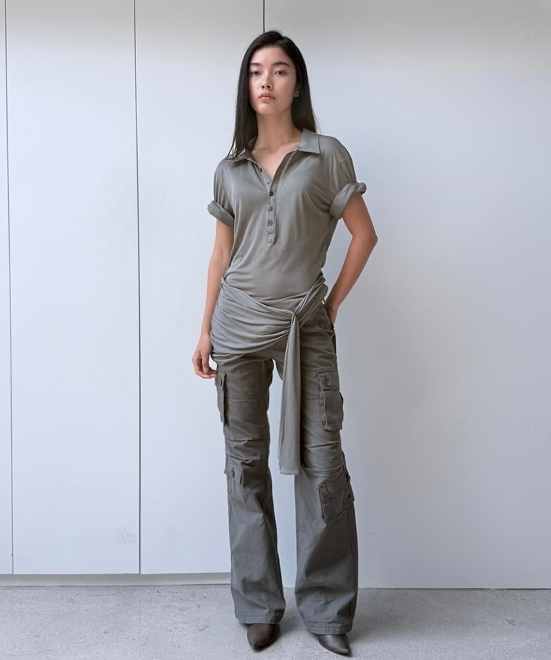 ODOR Range cargo pants Grey 상품이미지1