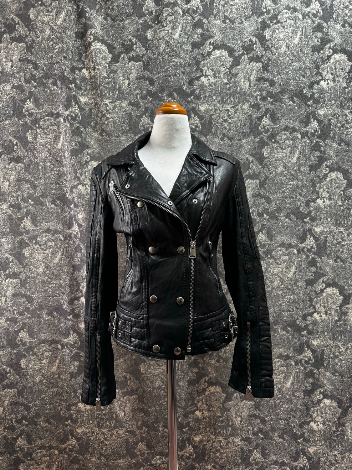 쉘 내추럴 라이더 가죽 자켓 상품이미지1