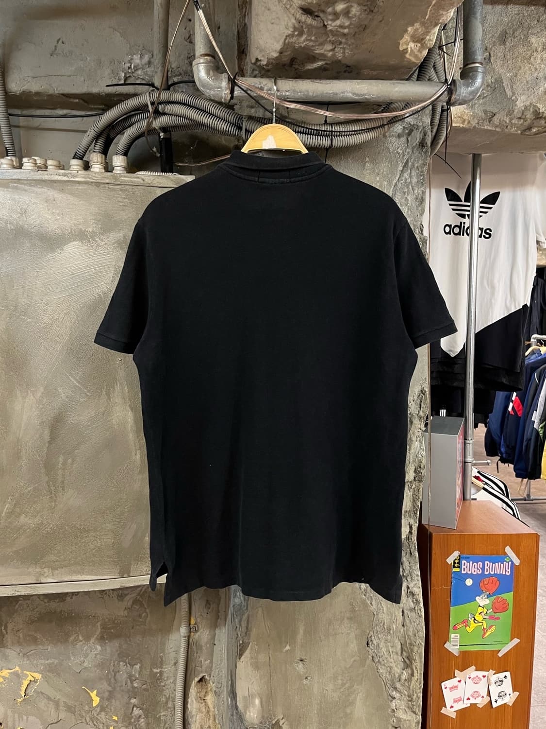 폴로 랄프로렌 빅포니 반팔 카라티 블랙 L #csz2576 상품이미지2