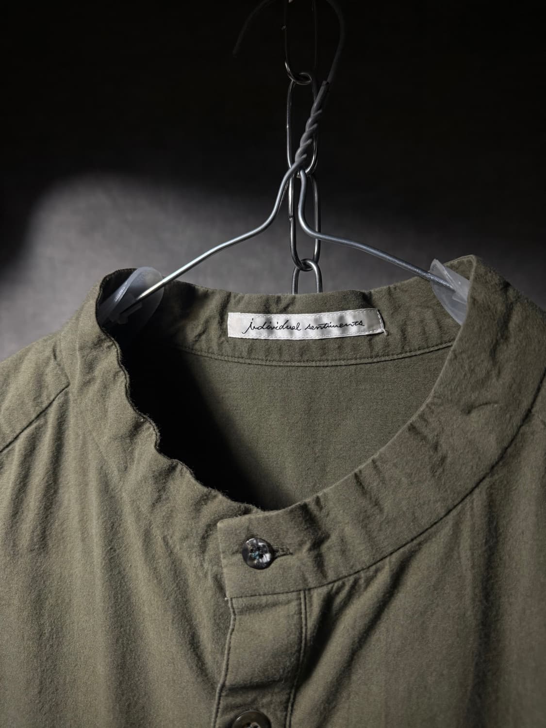 Aleksandr Manamis Band Collar Shirt  상품이미지4