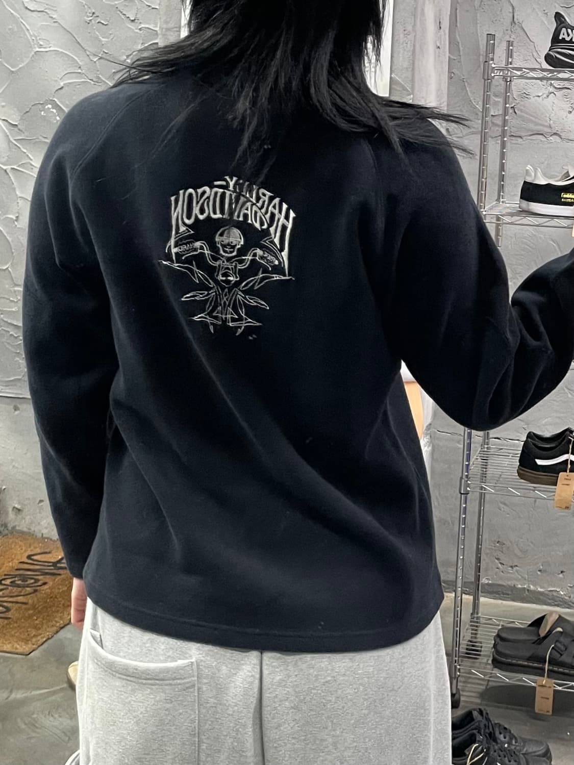 할리데이비슨 헨리넥 엘보패치 스웻셔츠 상품이미지8