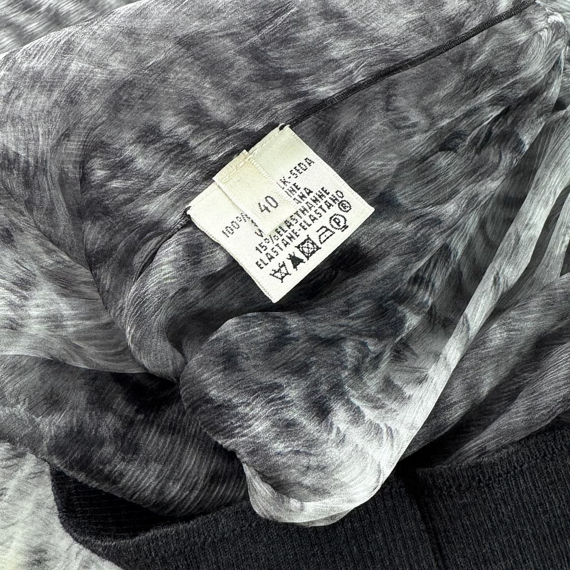 에르메스 패턴 실크 티블라우스 상품이미지5