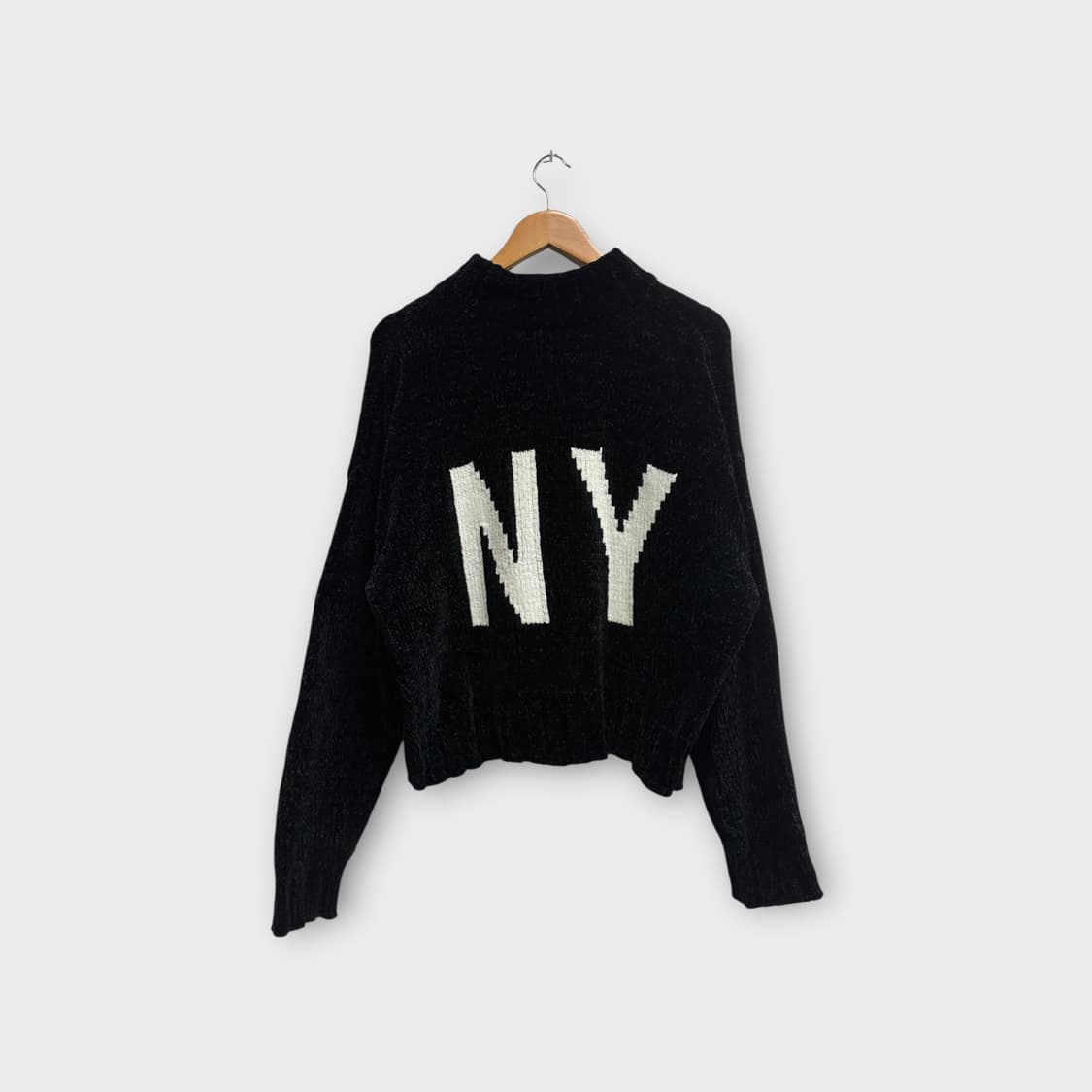 DKNY 부클 블랙 니트 M  상품이미지2