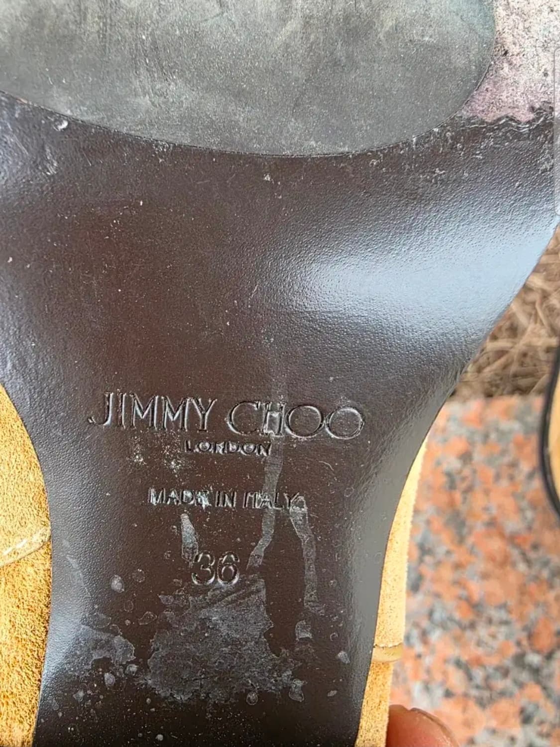 지미추 스웨이드 앵클 부츠 브라운 웨스턴 스타일/230/ 상품이미지7