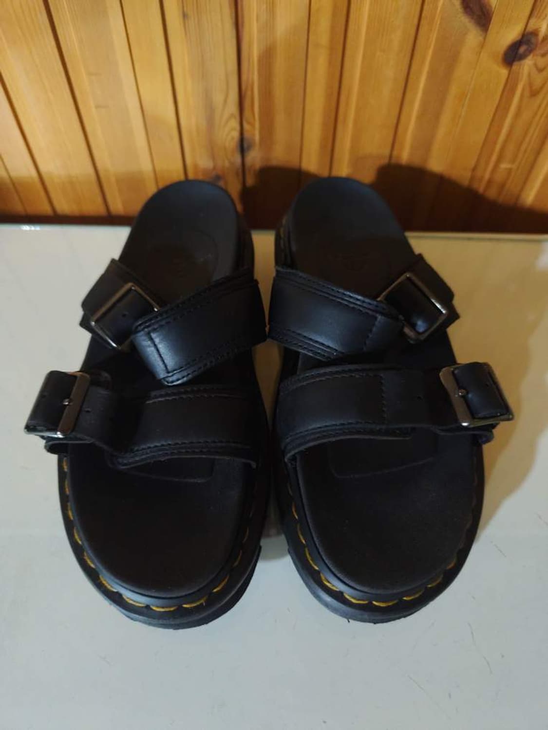 UK5 240mm 닥터마틴 마일즈 블랙 샌들 상품이미지3