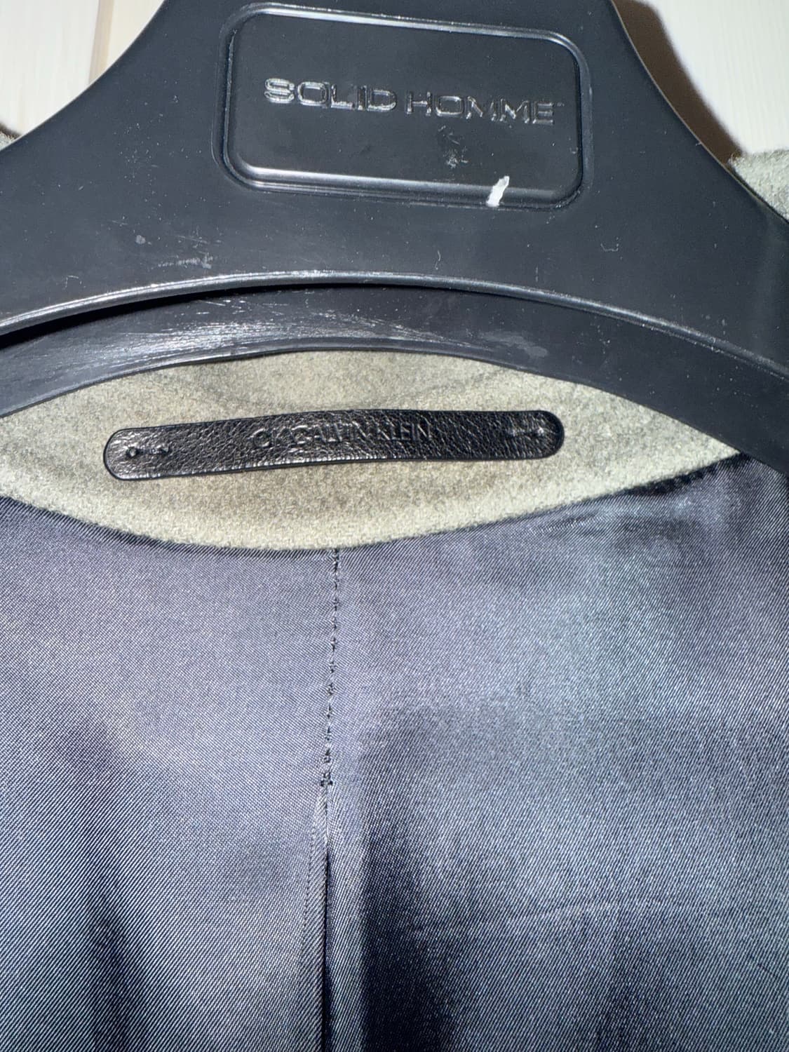 캘빈클라인 카키그레이 캐시 싱글코트 48 상품이미지2