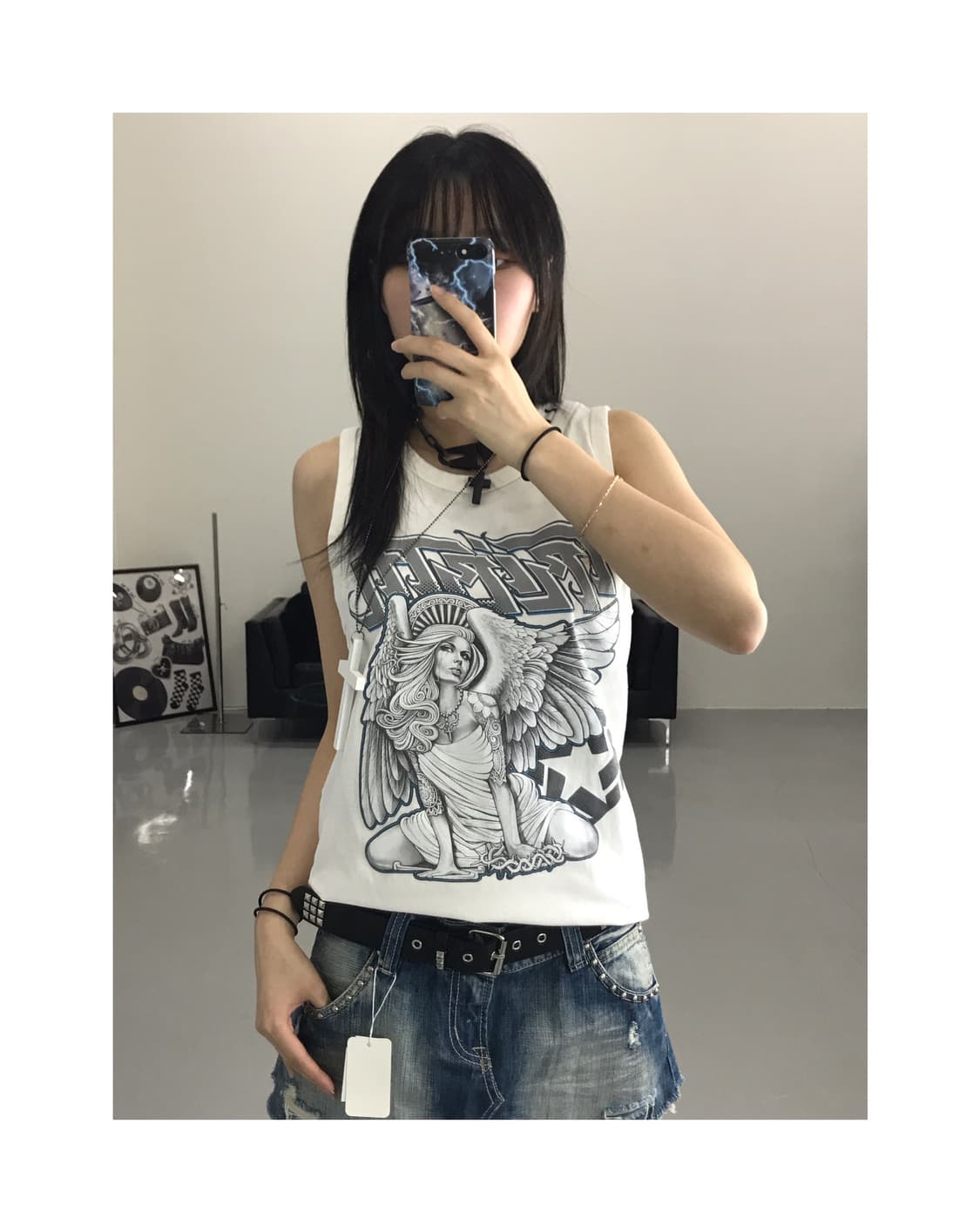 gribal Y2k Graphic Sleeveless 상품이미지1