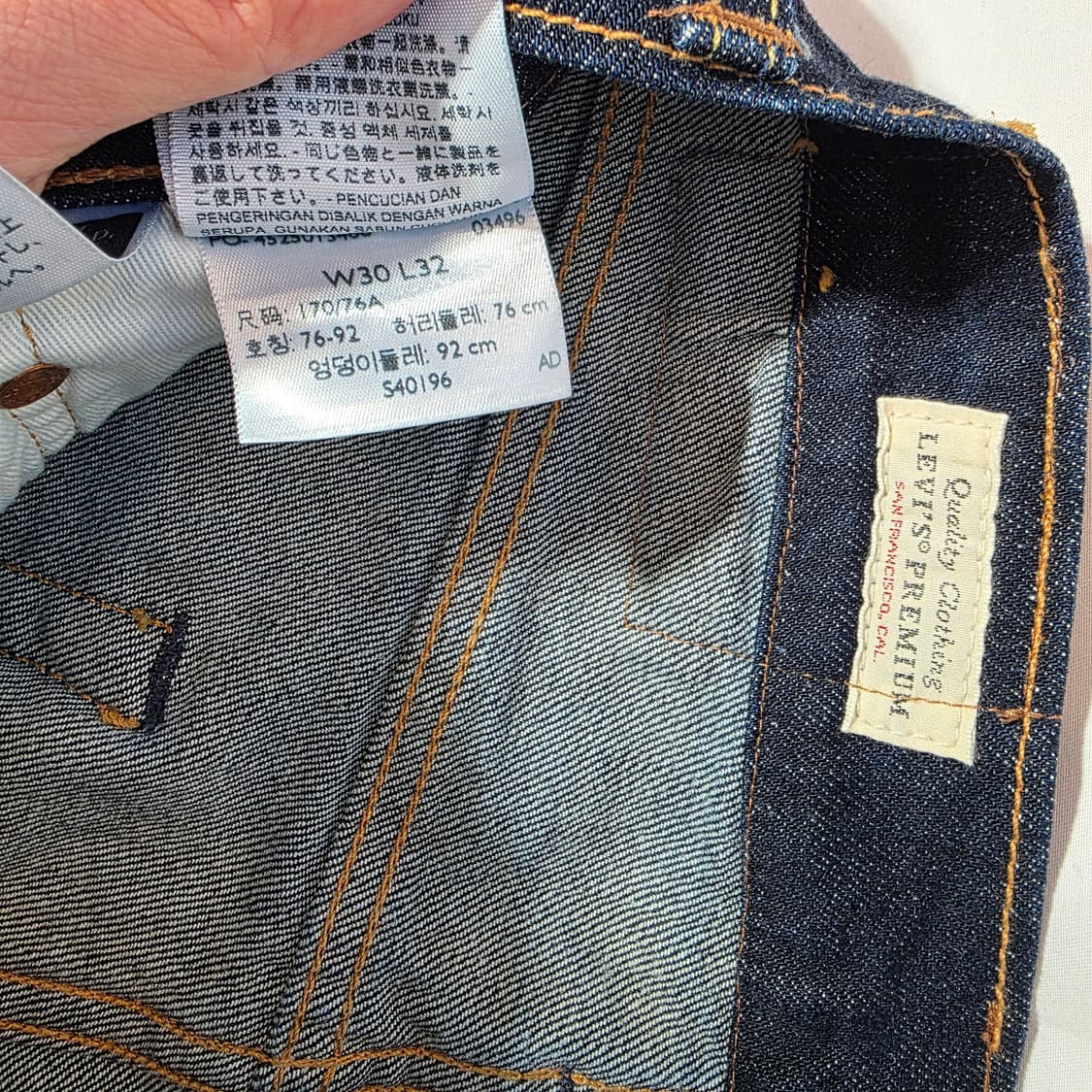 [W30L32]리바이스 프리미엄 502 데님 팬츠 상품이미지4