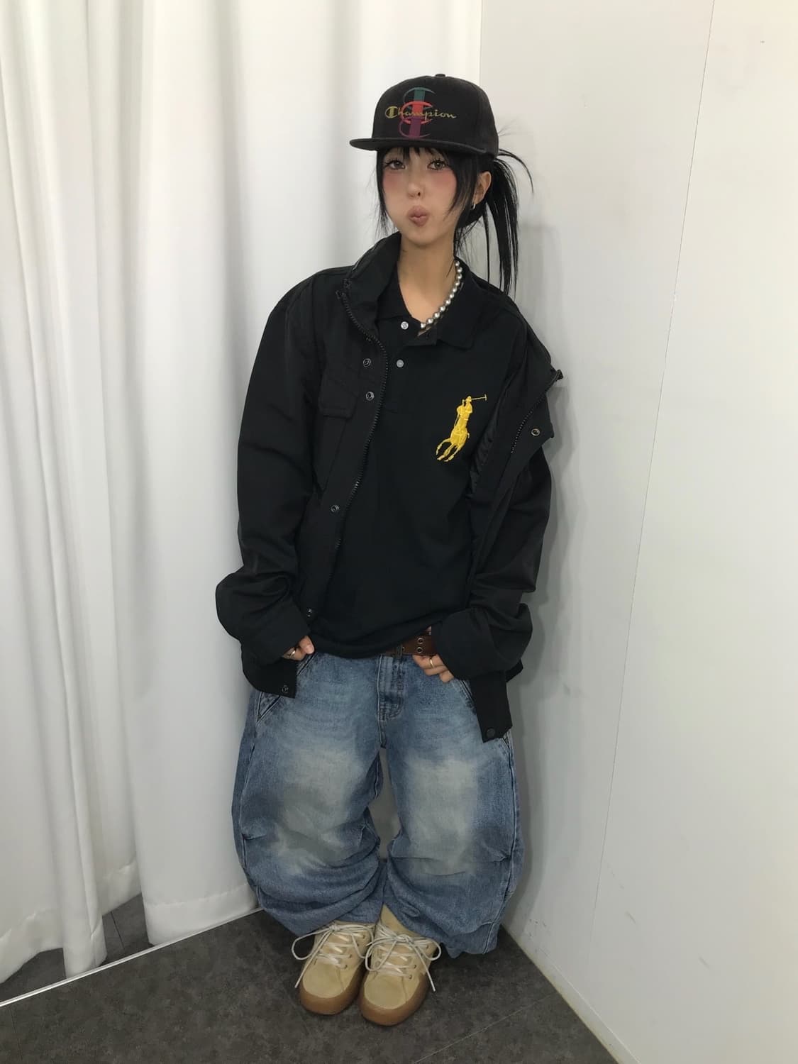 Polo Big Pony Black PK T-shirt 상품이미지1