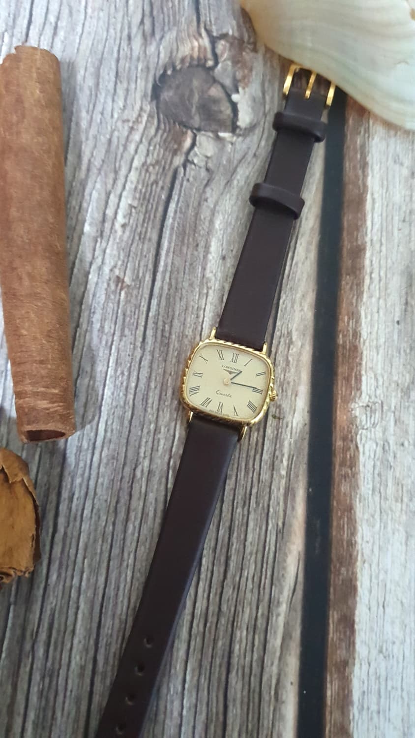 정품 론진 스퀘어 쿠션 케이스 드레스워치 상품이미지7