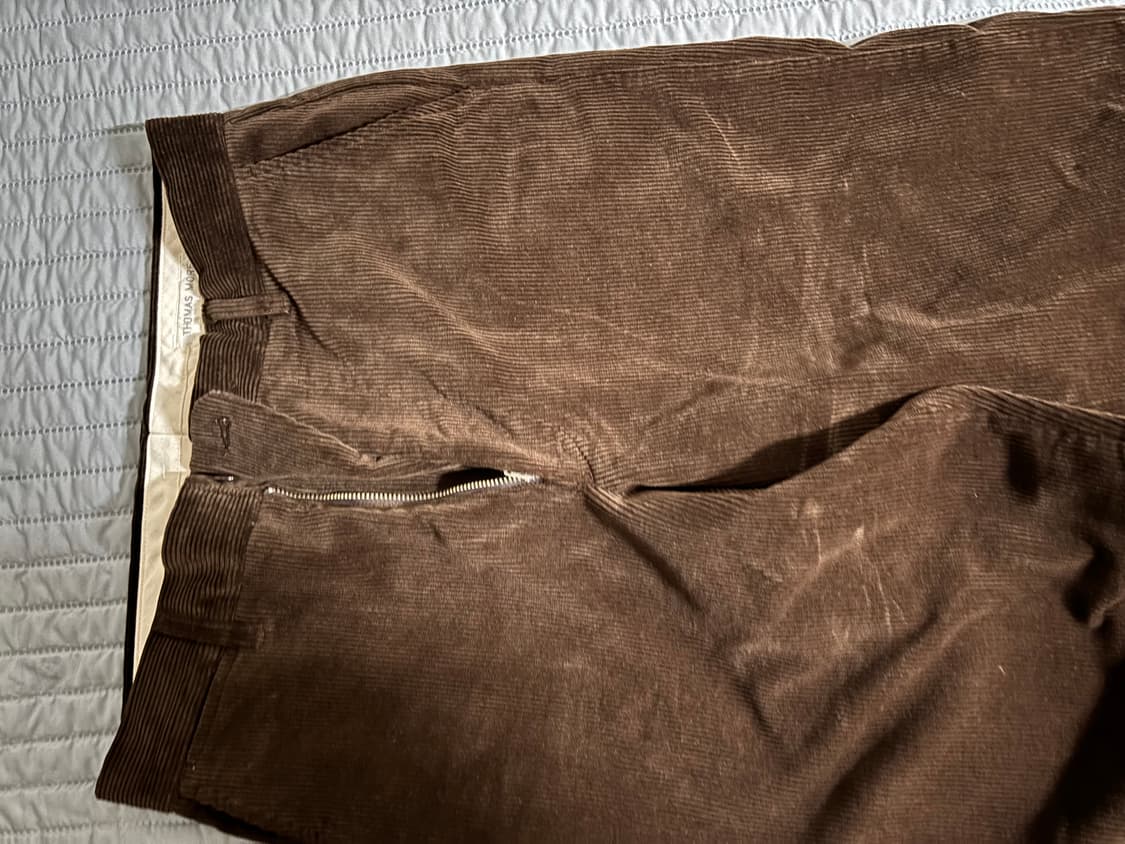 토마스모어 코듀로이 팬츠 브라운 SW사이즈 상품이미지5