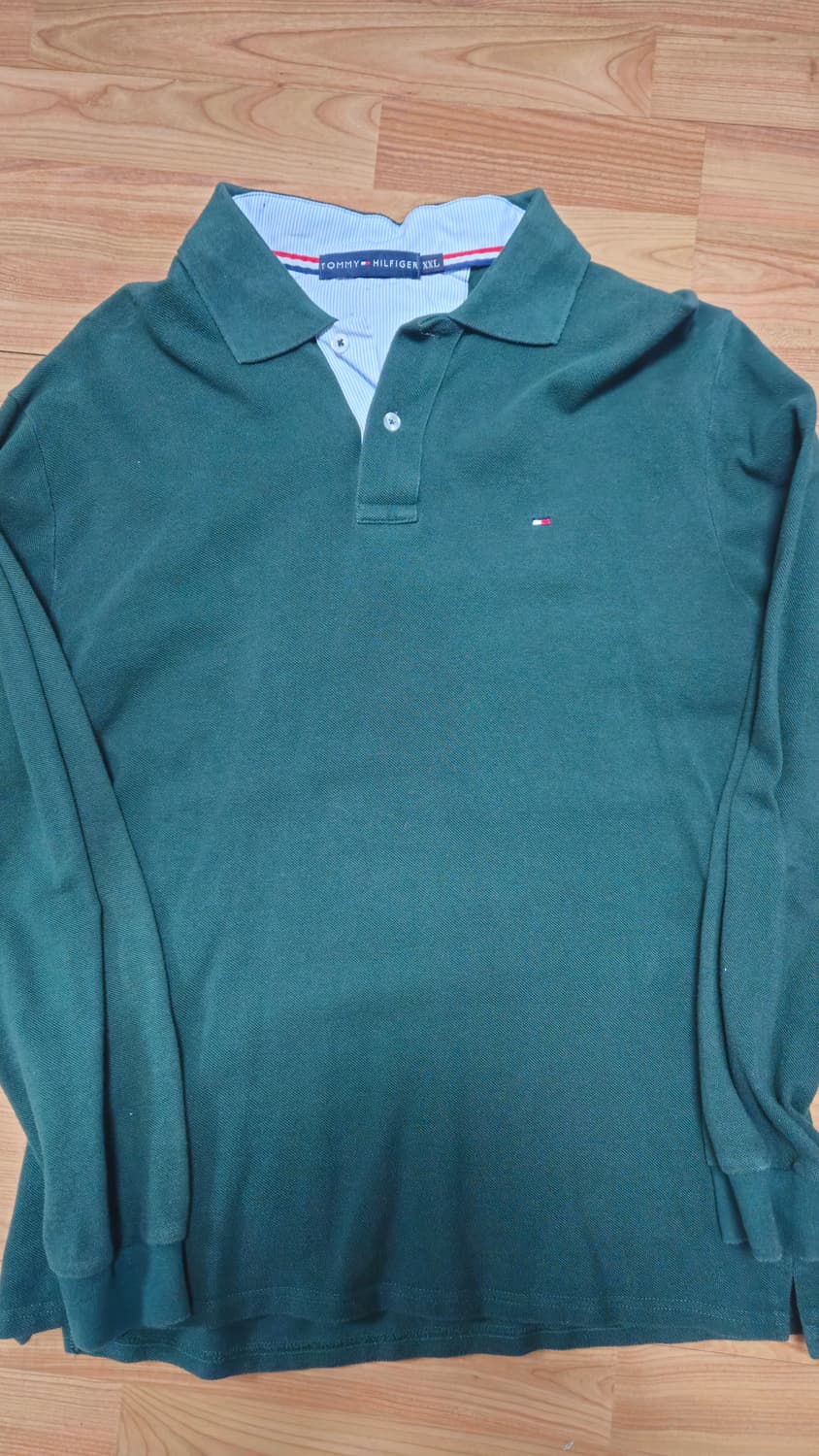 타미힐피거 폴로니트 그린 상품이미지3