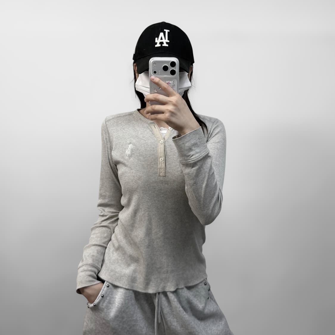 폴로 랄프로렌 빅 포니 헨리넥 롱슬리브 상품이미지1