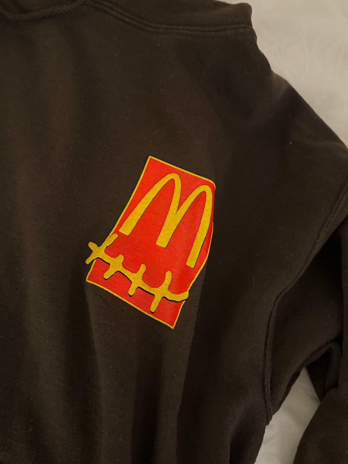 (레어) 캑터스잭 X 맥도날드 브라운 스티커 팩 후드 M 상품이미지5
