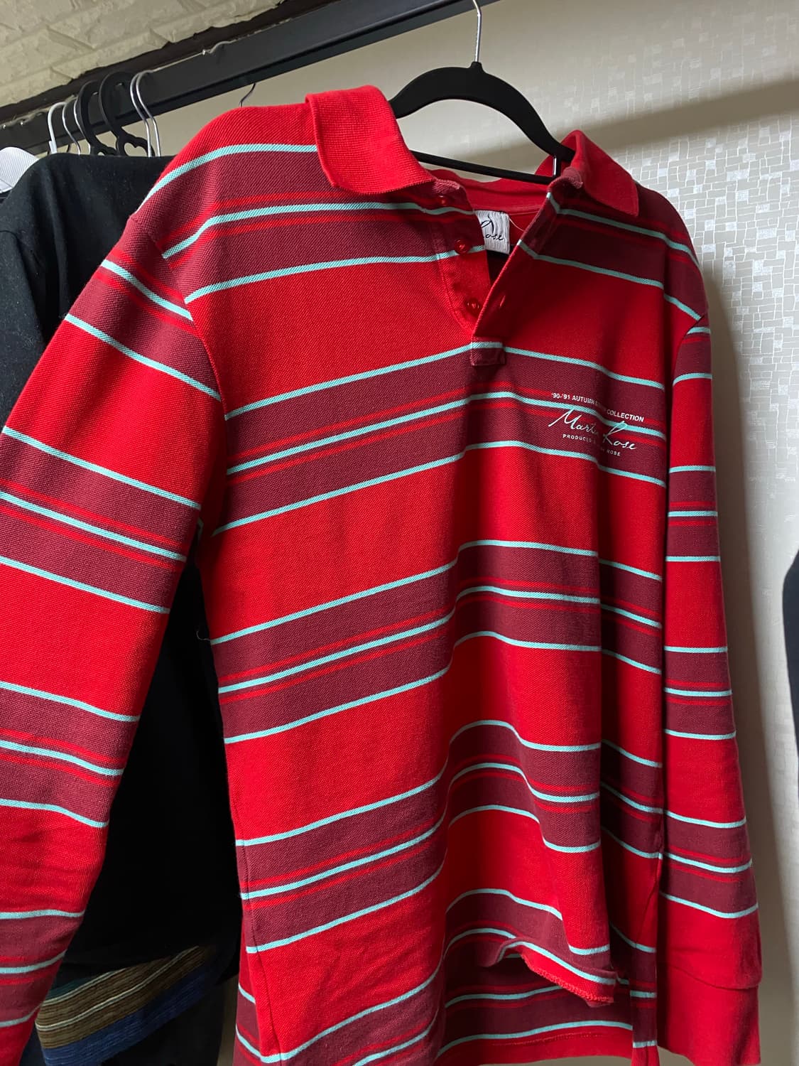 마틴로즈 스트라이프 pk 폴로 롱슬리브 상품이미지2