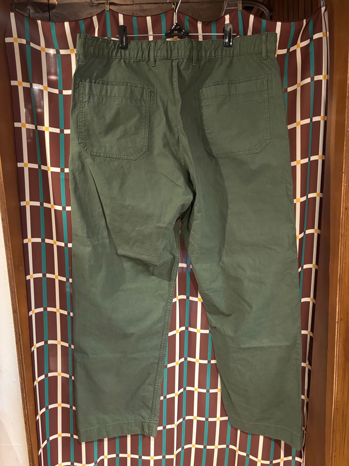 유니클로 카키 퍼티그팬츠 상품이미지3