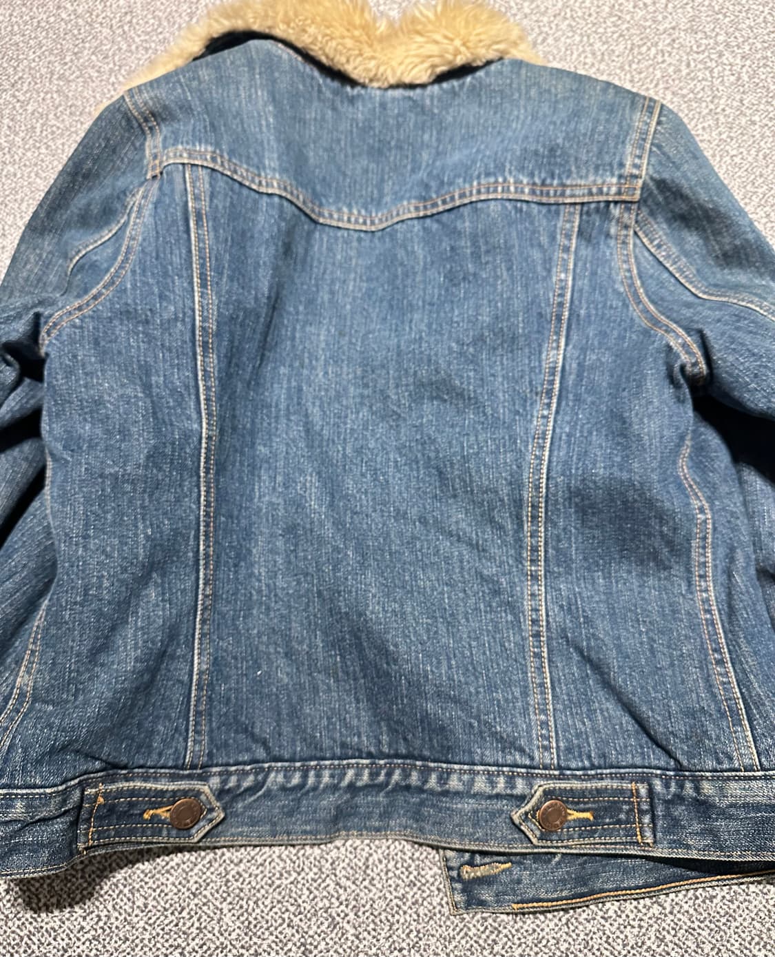 아베크롬비 양털 퍼 데님자켓 m 상품이미지5