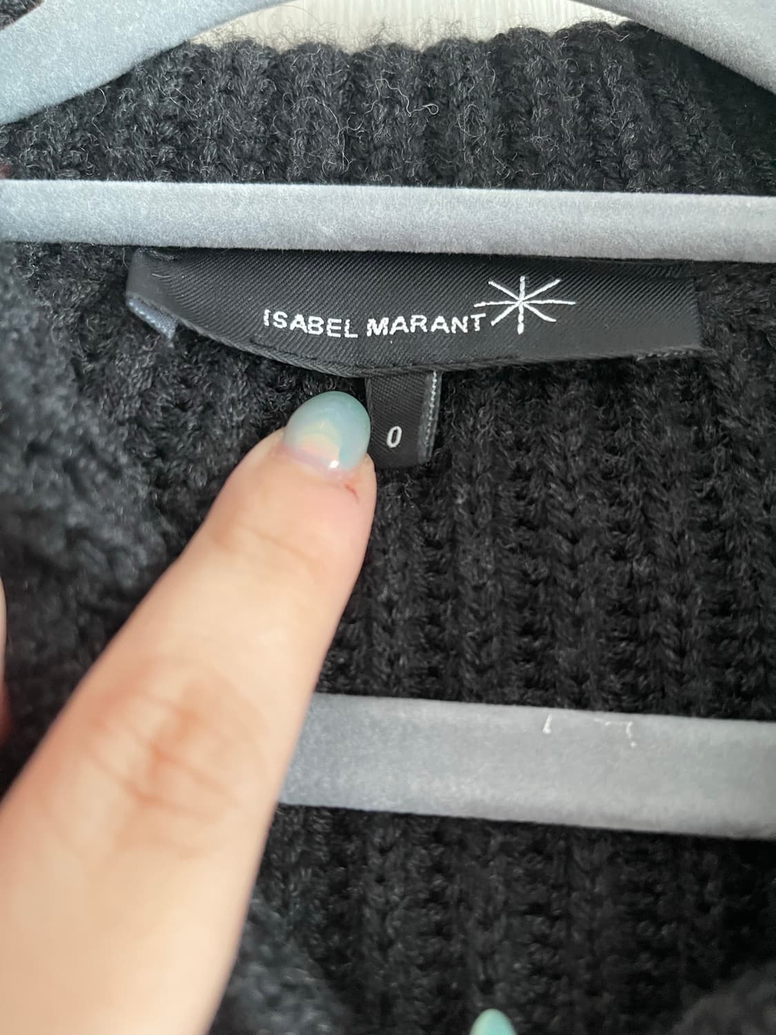 이자벨마랑 블랙 니트 가디건 상품이미지3