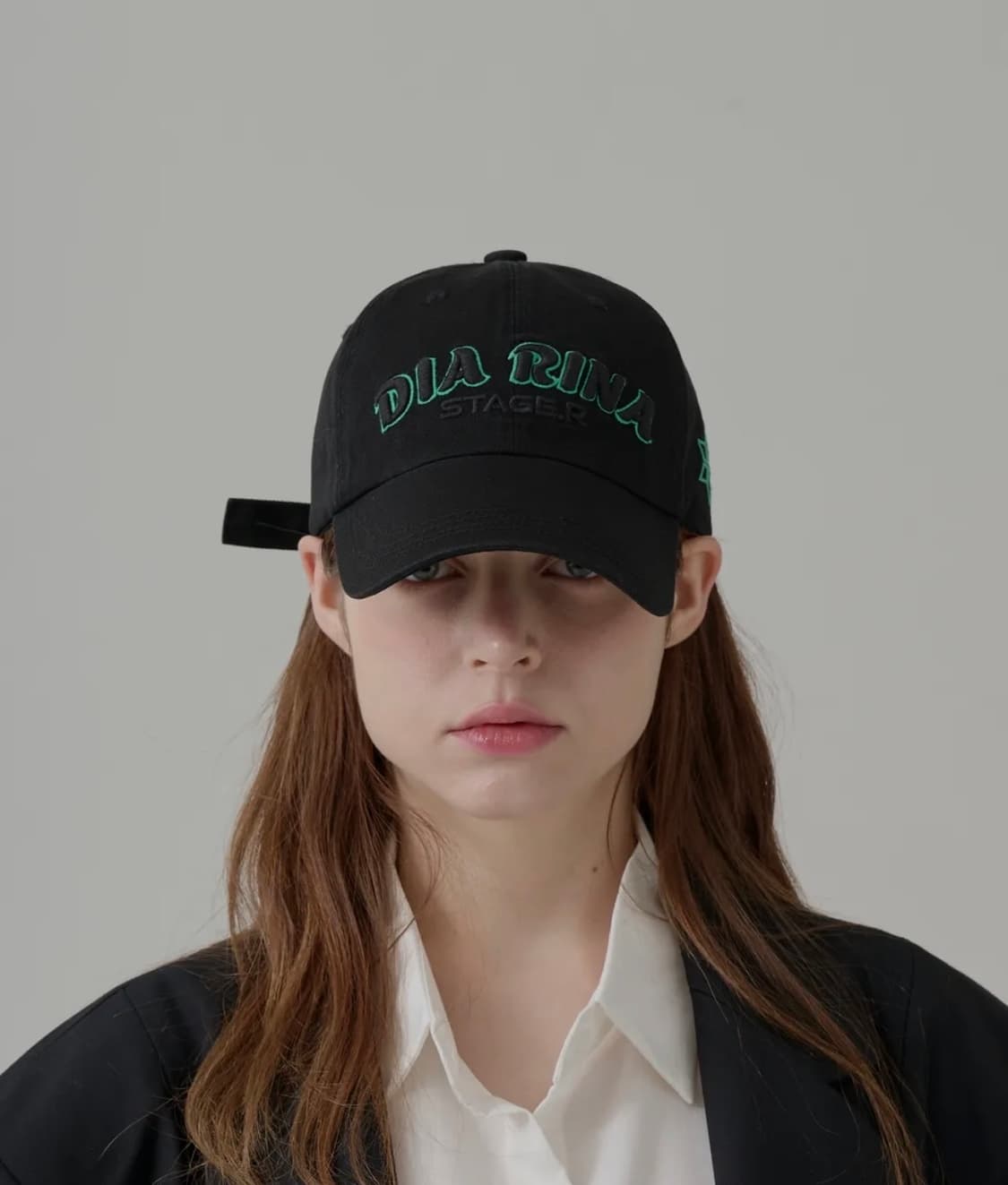 STAGE.R DIA RINA Washed Cotton Ball Cap 상품이미지4
