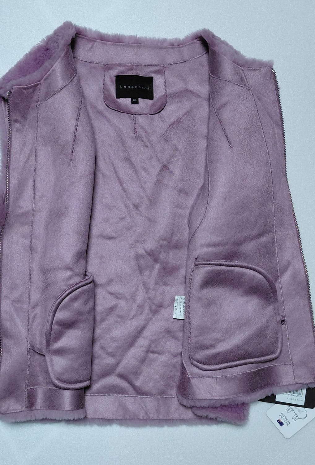 Lunakorns 여성 양모 조끼 90 (66사이즈 새상품) 상품이미지5