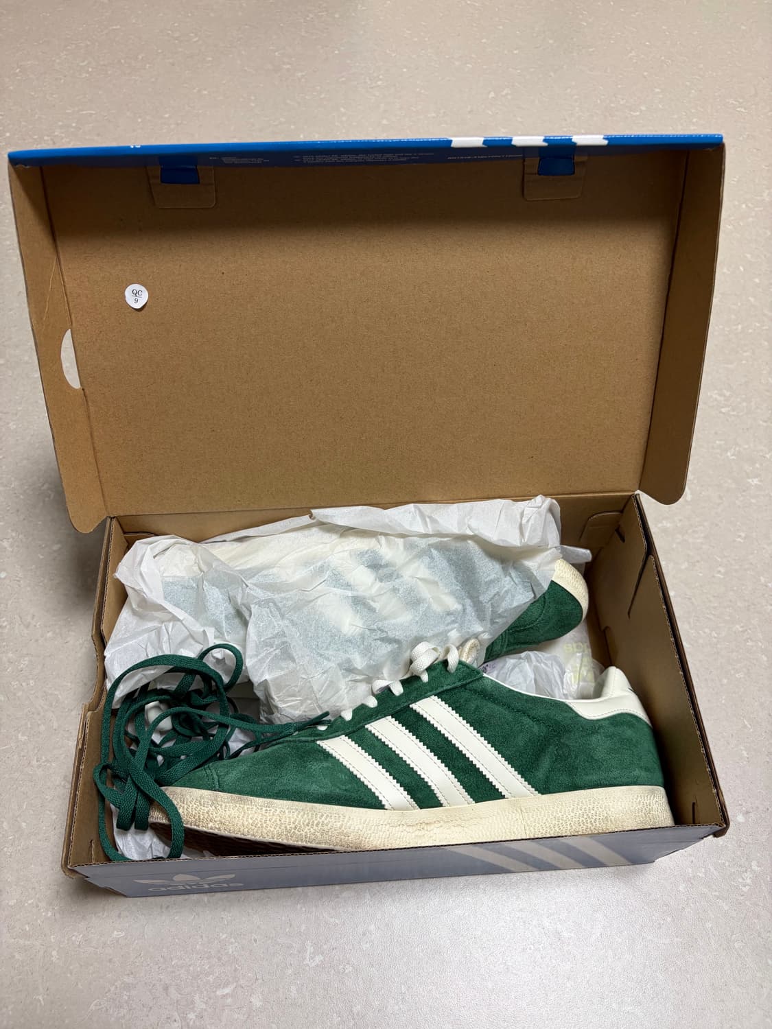 아디다스 가젤 다크 그린 크림화이트 상품이미지5