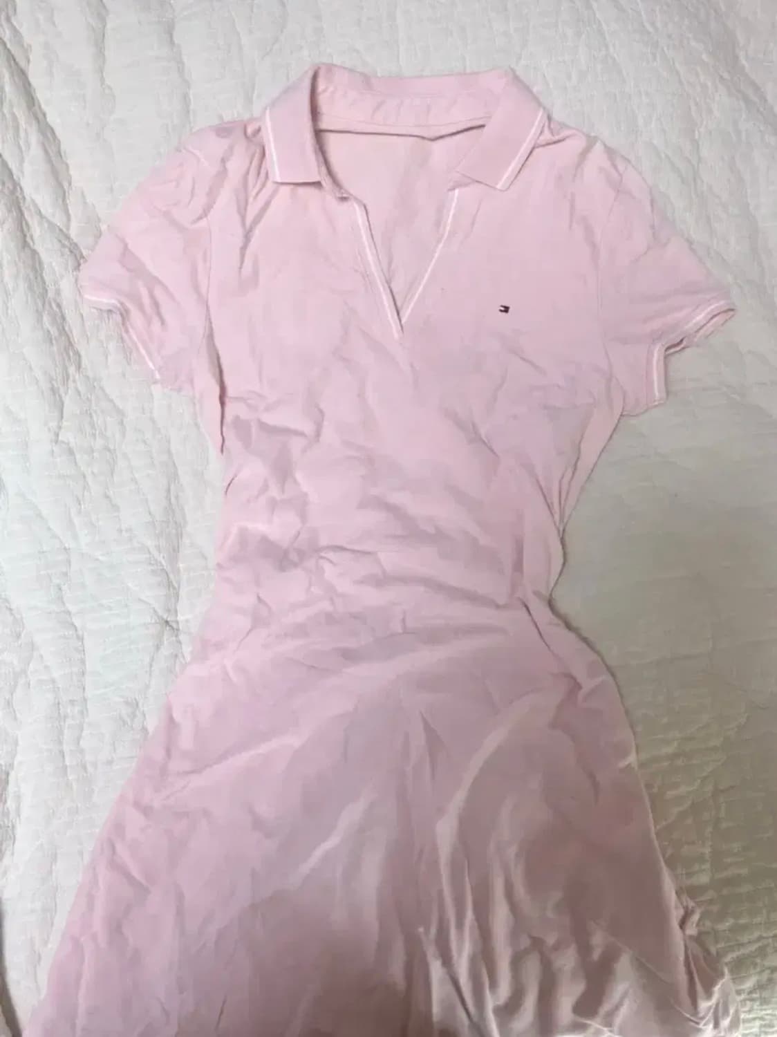타미힐피거 연핑크 원피스 상품이미지1