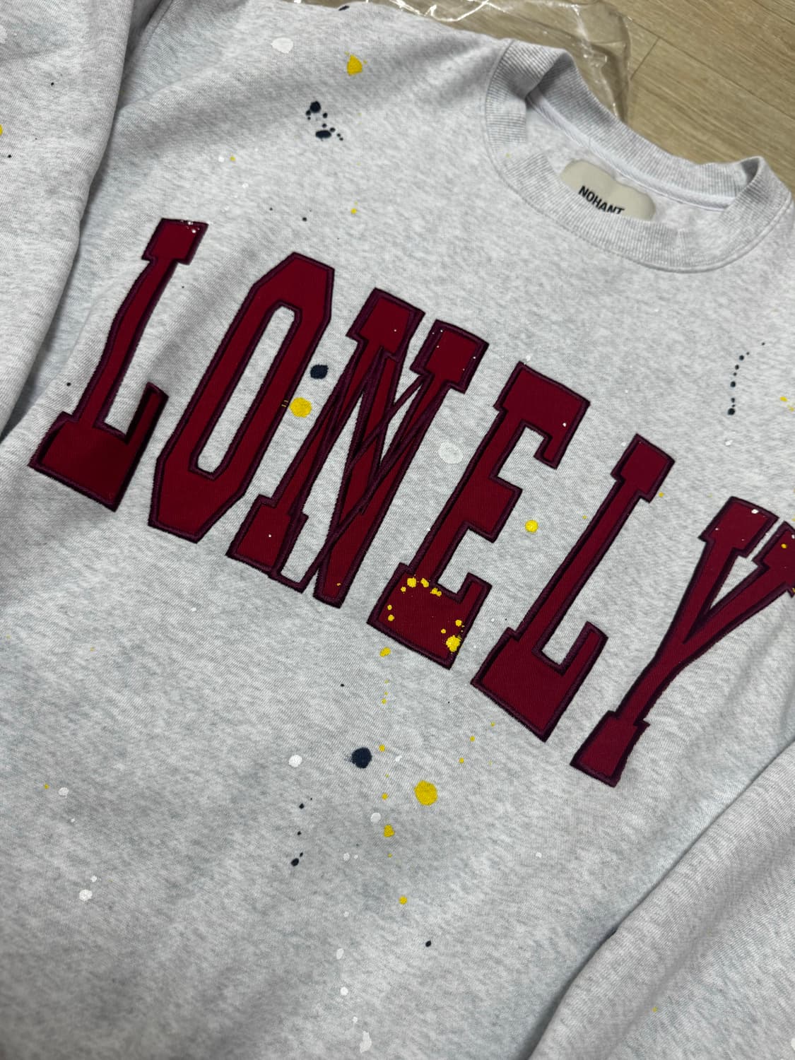 [M] 노앙 페인팅 맨투맨 상품이미지1