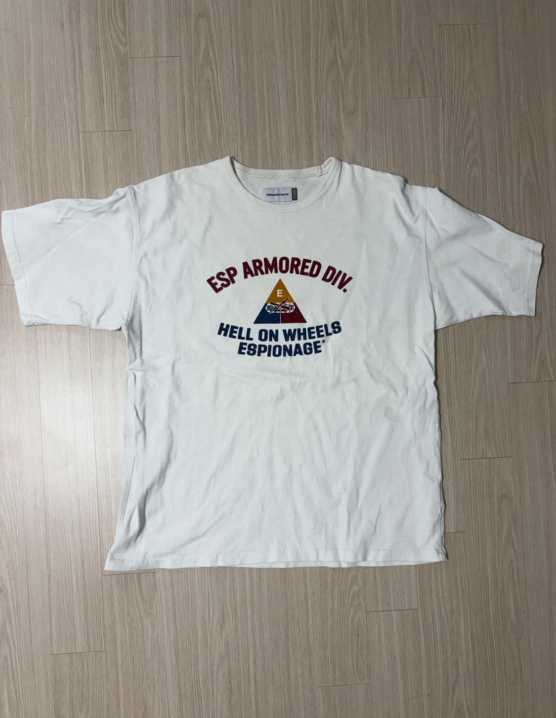 에스피오나지 반팔 XL Heavyweight Tee Off White 상품이미지2