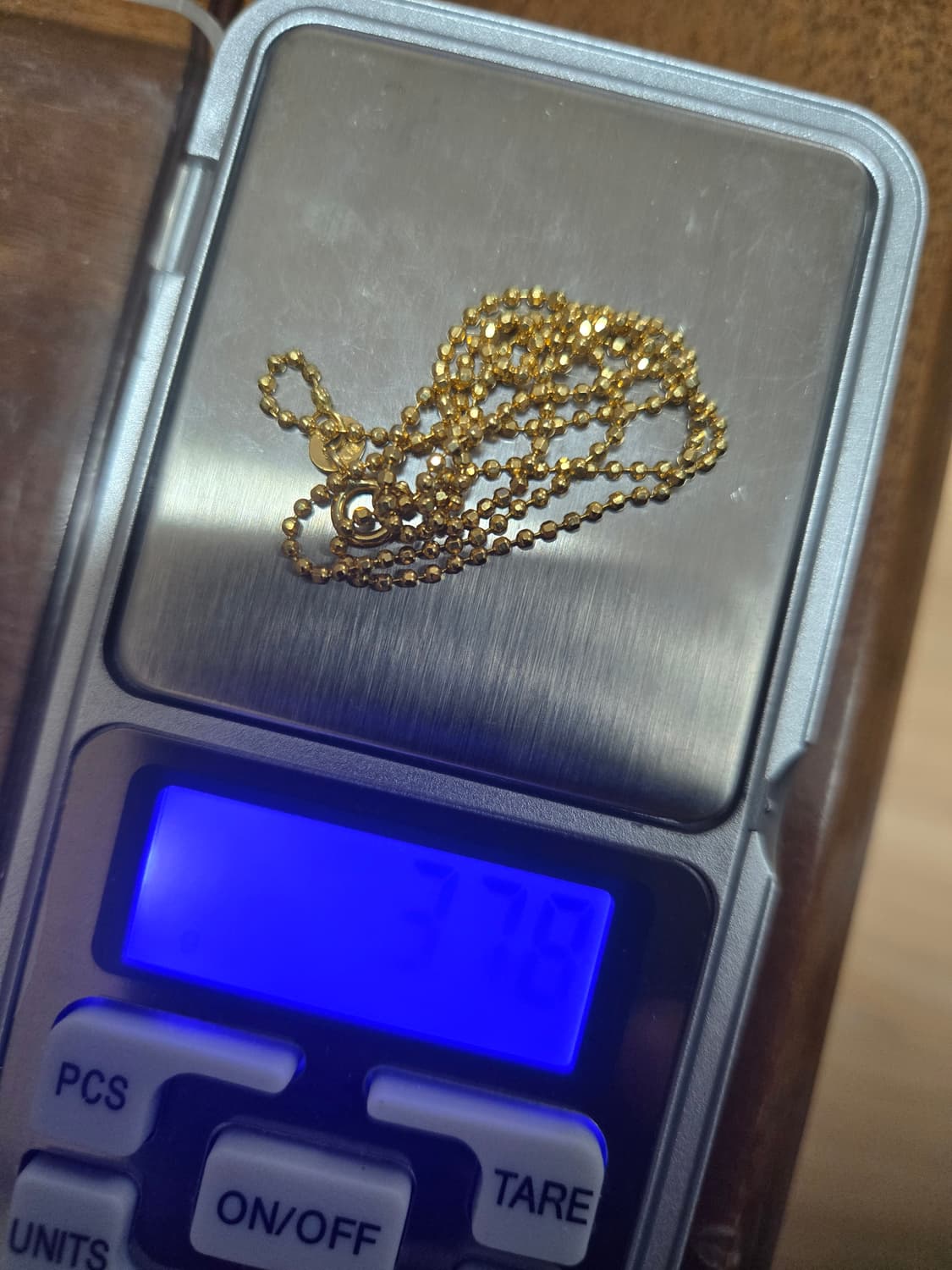 18k 볼 목걸이 41,5센티 상품이미지9