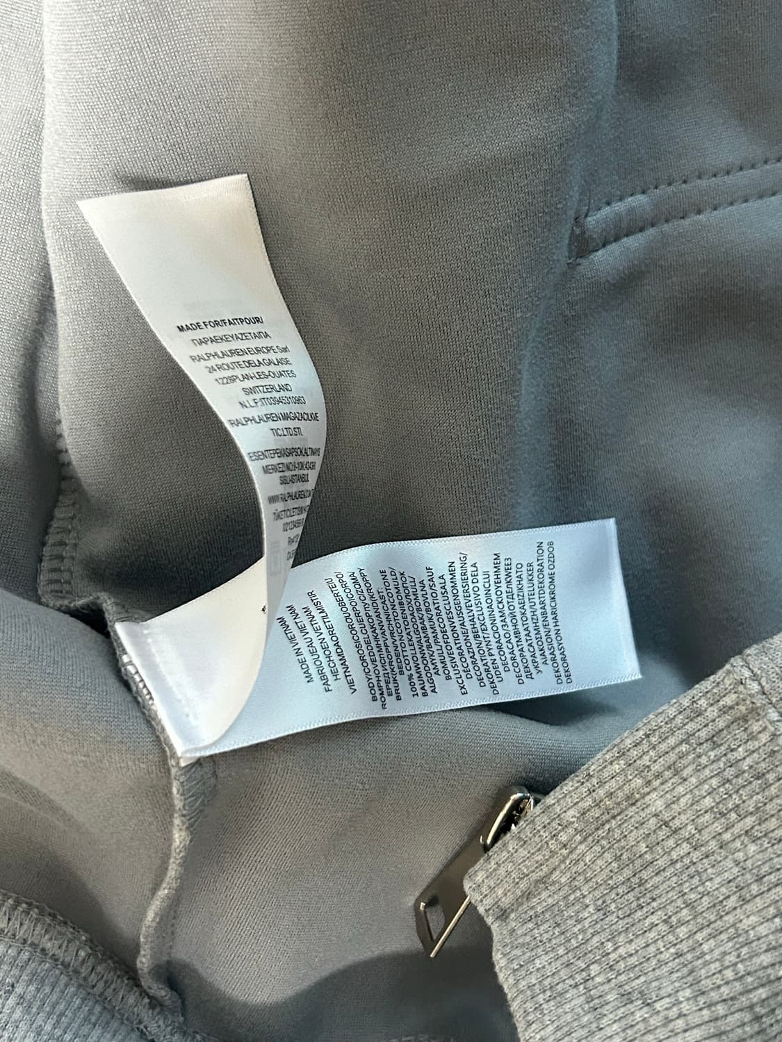 폴로 그레이 후드집업 상품이미지6