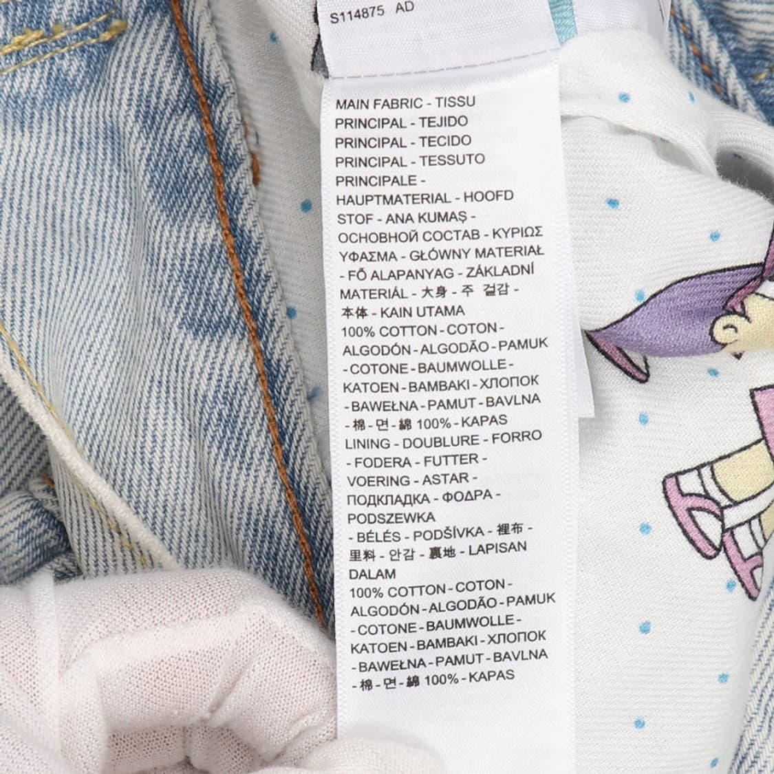 리바이스X심슨 콜라보 데님 자켓 상품이미지7