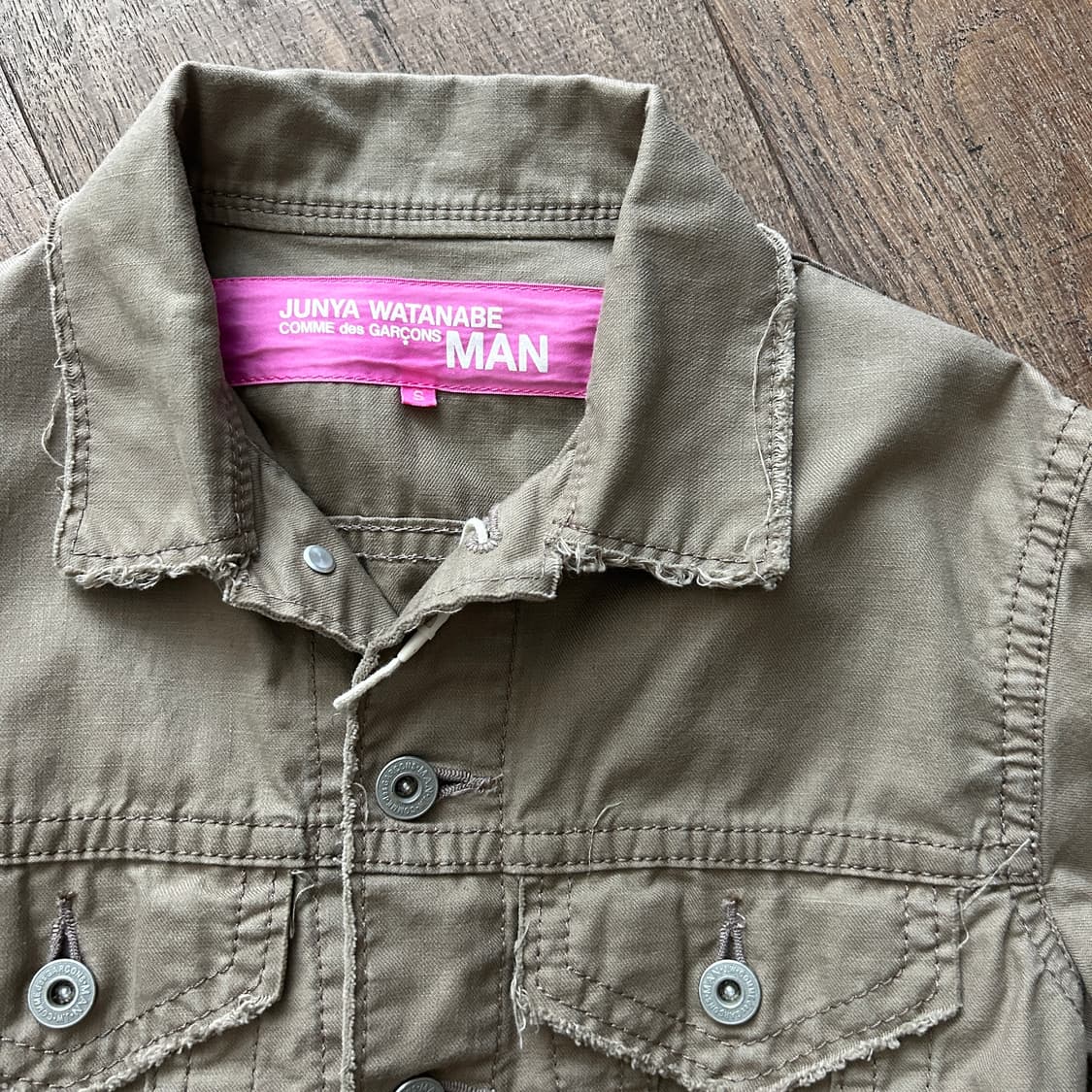 Distressed Cotton Trucker Jacket 상품이미지7