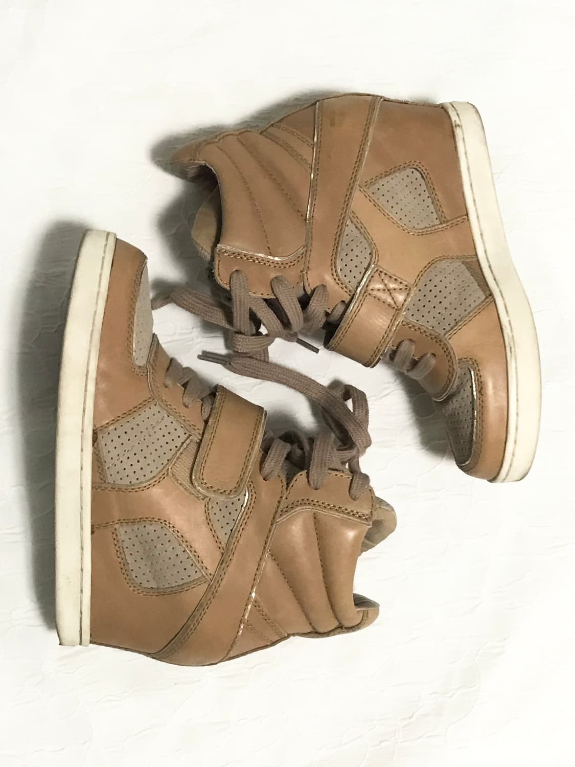 ❌sold❌ash 아쉬 하이탑 웨지힐 스니커즈 38 상품이미지5