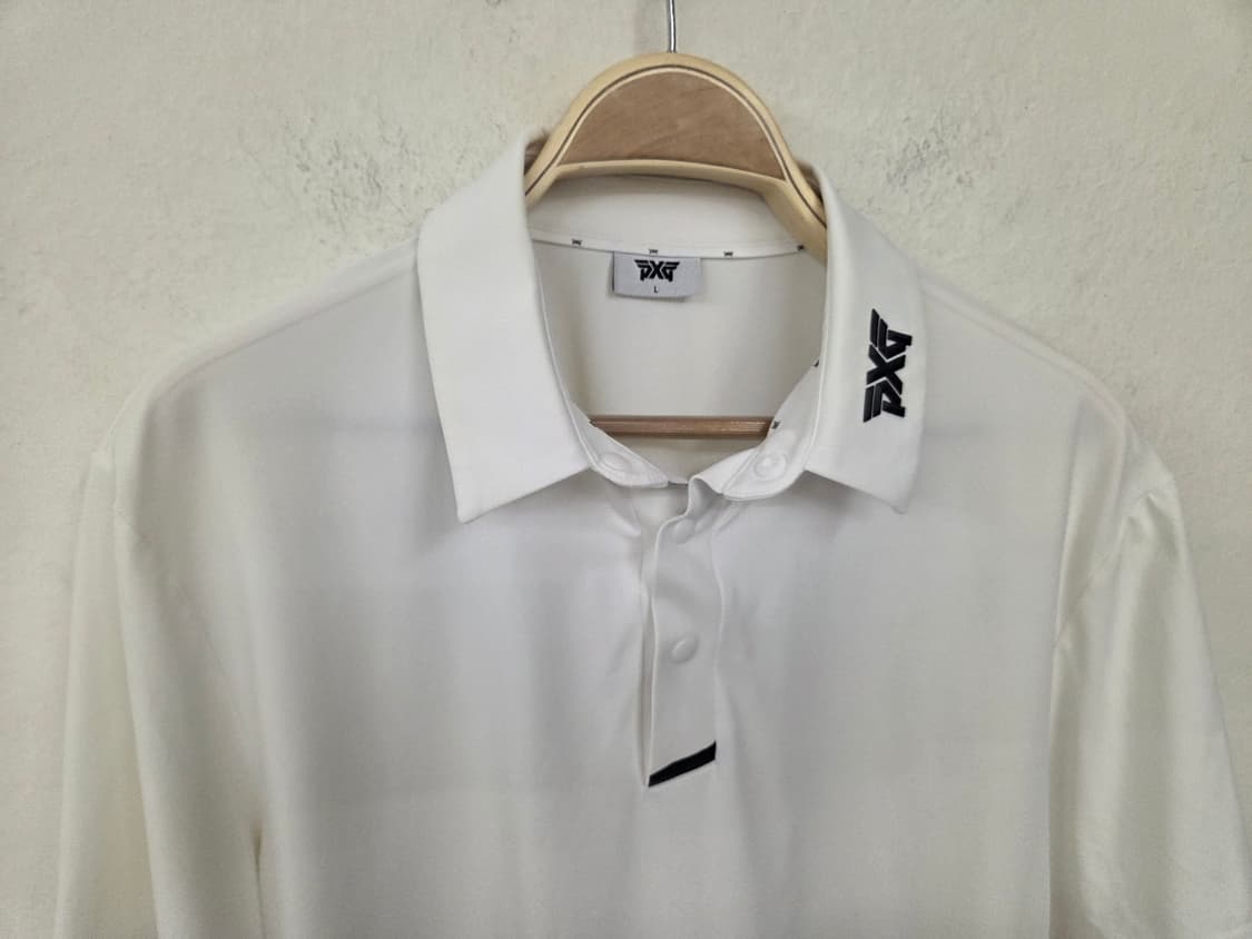 PXG 남성 골프 반팔 카라티 화이트 L 상품이미지2
