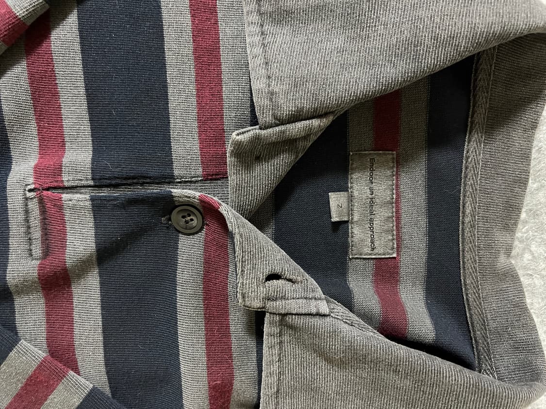 엔도어 스트라이프 롱슬리브 그레이 상품이미지3