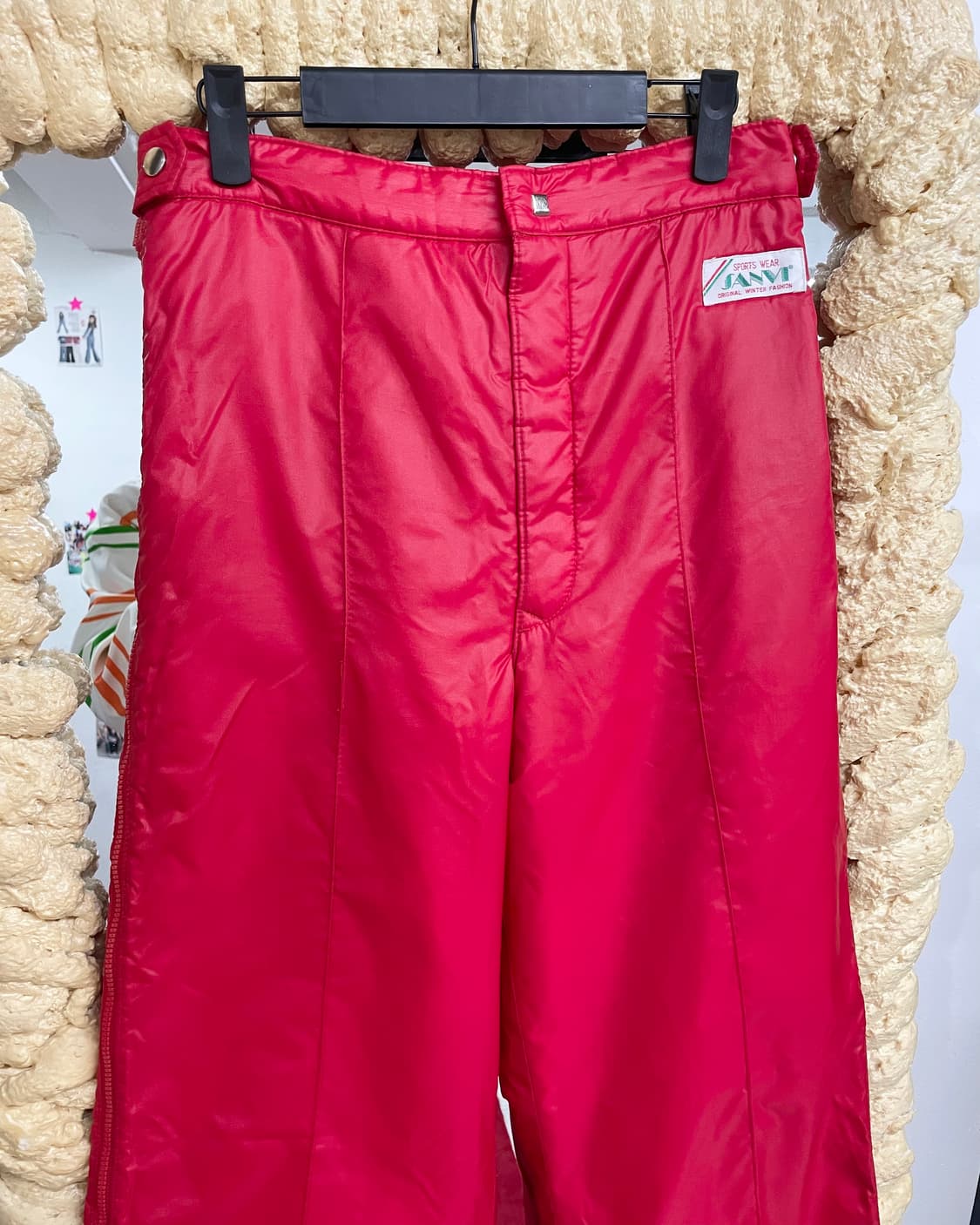 Retro Red Side Zipper Ski Suit 상품이미지8