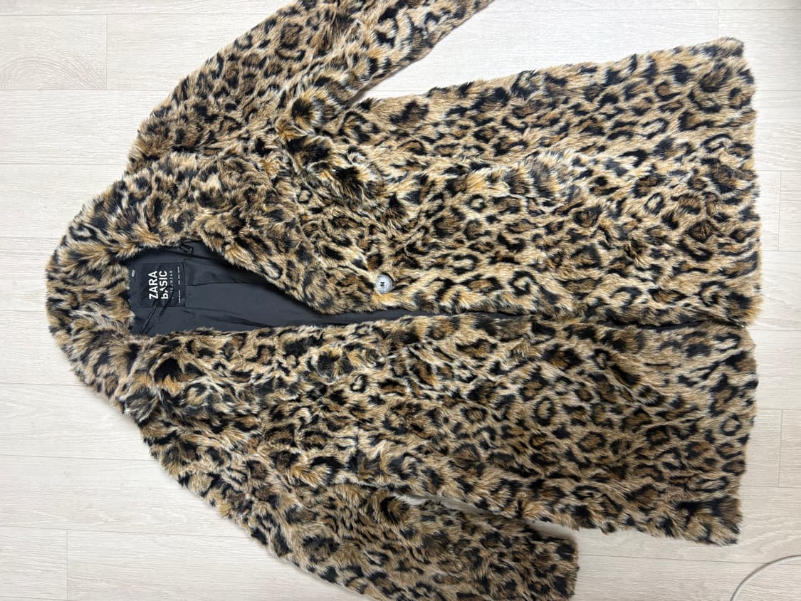 자라 zara 호피 레오파드 퍼자켓 상품이미지1
