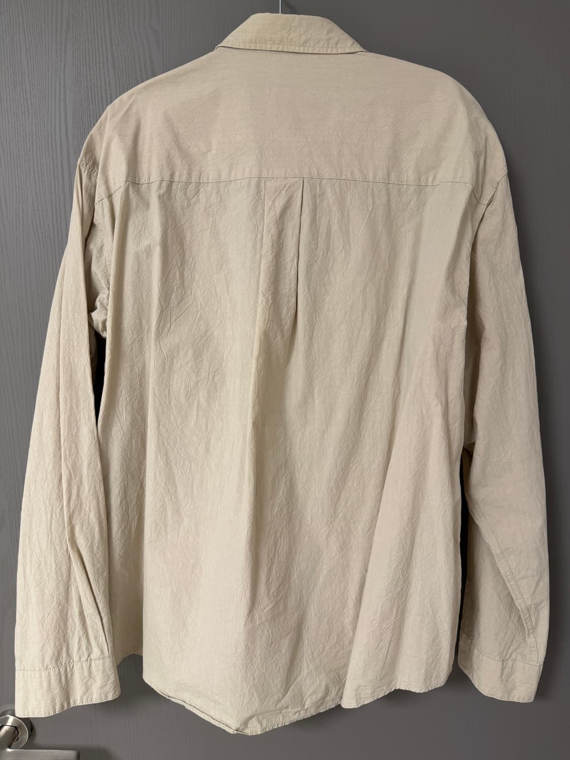 [새상품]26ss 블랭크룸 크리즈 셔츠 베이지 상품이미지7