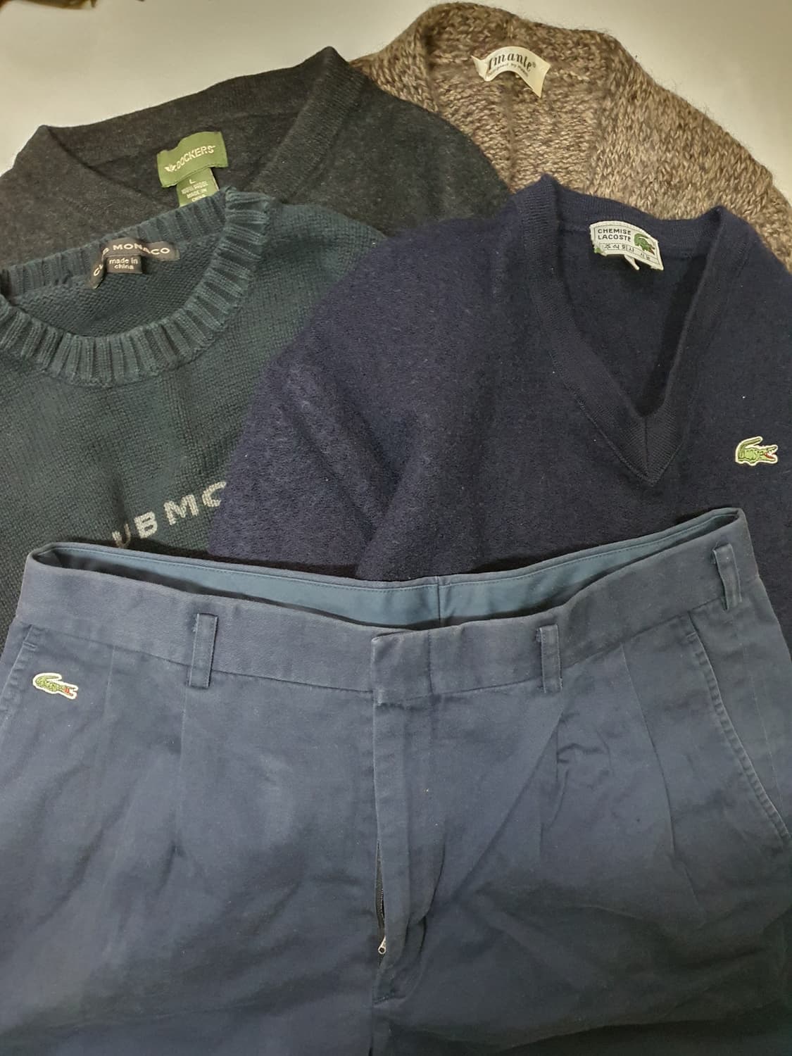 라코스테 등 여성니트 4종 일괄  상품이미지1