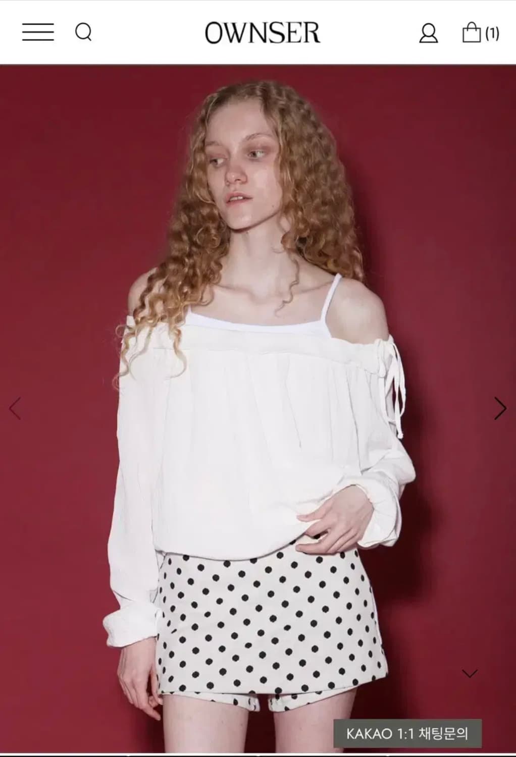 오운서-Remisol 3-Way Blouse_White 상품이미지1