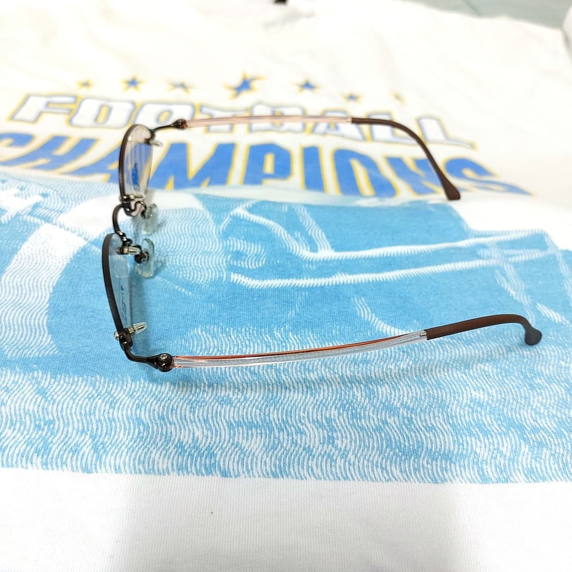 Private Brand 라운드 콤비 빈티지안경 상품이미지5