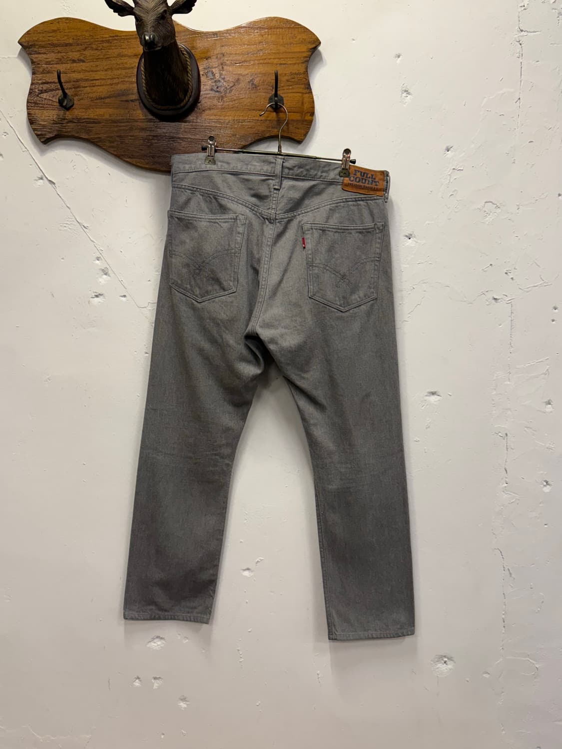 34inch) FULLCOUNT 풀카운트 Gray Selvedge Jea 상품이미지2
