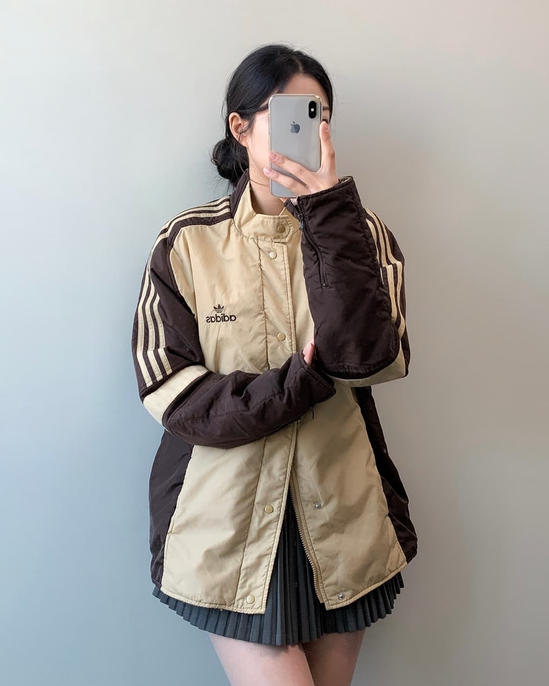 아디다스 브라운 점퍼 상품이미지3